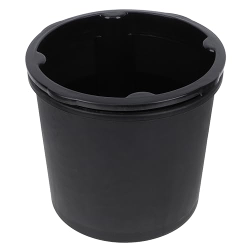Gogogmee Practical Black Double-Layer Vegetable Planting Bucket 29cm Top Diameter 26.5cm Height Garden Planter for Potatoes, Ginger, and Other Roots –