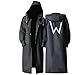 Produktbild BESTT Regenponcho Herren aus Eva Wasserdicht Atmungsaktiv Regenjacke Große Fashion Regenmantel für Fahrrad Wandern Angeln Sport, Schwarz (XL)
