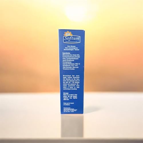 Image of Sunscreen Gel, SPF 50 PA+++, Broad Spectrum UVA /UVB, Non Chemical, Paraben Free, Water Resistant, 50g
