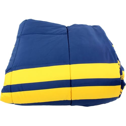 Image of College Covers Everything Comfy Michigan Wolverines Reversible Big Logo Soft and Colorful Comforter, Full