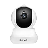  Bubbry Sricam SP020 720P HD PTZ IP Cámara de Seguridad para Interiores Cámara IR-Cut Wedcam WiFi