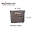 Woodhaven 3 Foot Waterproof Full Cover - Covers 1/8 Cord Outdoor Firewood Rack - Reinforced Vinyl With Front Opening Straps - Keeps Logs Dry (Brown)