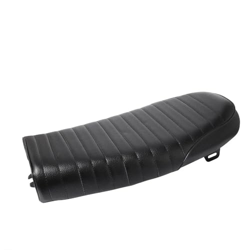 Selle rétro moto CG125 siège à bosse noir vintage biplace confortable et résistant