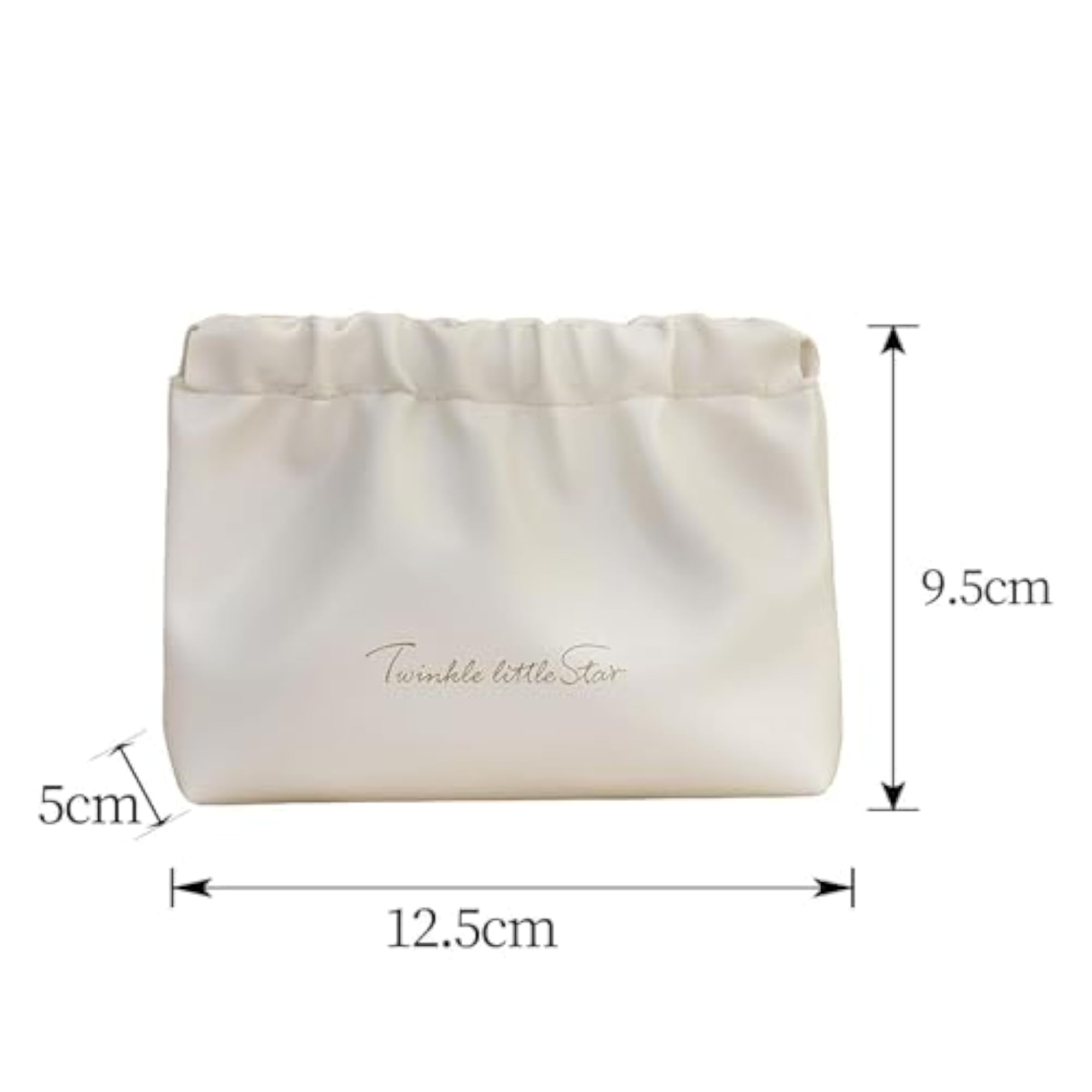 Hair Tie Organizer without Zipper Lightweight Makeup Pouch