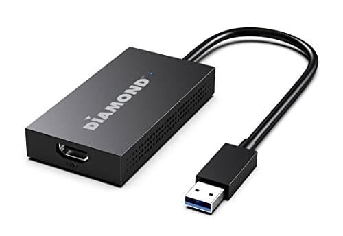 Flash Sale Buy 1 get 1 Diamond BVU5500H USB to HDMI 4K/2K Video Graphics Adapter with Audio for Multiple Monitors ( 3840 X 2160 ) supports Windows 10,8.1,8,7. Super Deal Product Diamond BVU5500H USB to HDMI 4K/2K Video Graphics Adapter with Audio for Multiple Monitors ( 3840 X 2160 ) supports Windows 10,8.1,8,7.