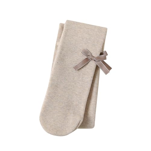 Fleece Lined Leggings Girls Kids Toddler Bowknots Winter Ballet Dance Tights Solid Footed Pantyhose Warm Stockings