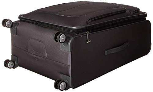 Image of Samsonite Solyte DLX Softside Expandable Luggage with Spinner Wheels, Mineral Grey, Checked-Large 29-Inch