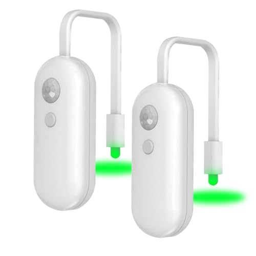 ABOHU 2 Stück LED Toilettenlicht, 16 Farben WC Licht mit Motion Sensor und wasserdicht, USB-Aufladung LED beleuchtung Toilette, Lustige & Nützliche Geschenke gadgets für Männer Frauen Herren