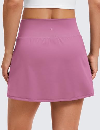 Image of CRZ YOGA Butterluxe High Waisted Tennis Skirts | Built-in Shorts with Pockets, Extremely Soft, Casual, A Line, Stretchy, Mini, Skort for Women