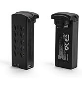 Oviliee Lipo Battery 3.7V 800mAh 2pcs for S17 RC Drone Quadcopter Helicopter FPV Racing Drone