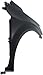 CPP Front Passenger Side Primed Fender Replacement for 2012-2014 Chevrolet Sonic