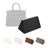 KINGS IN BAG Purse Pillow for Birkin 35, Smooth Satin Fabric & Memory Foam Inner, Durable & Lightweight Structure Support (Black, BK35)