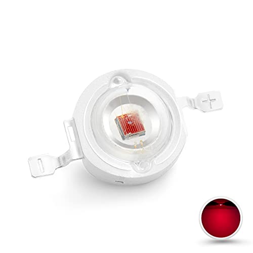 Chanzon 10 Pcs High Power Led Chip 3W Far Red Plant Grow Light (730Nm / 400Ma - 500Ma / Dc 1.8V - 2.2V / 3 Watt) Smd Cob Emitter Diode Components 3 W Bead For Diy Growing Lamps #TOP1