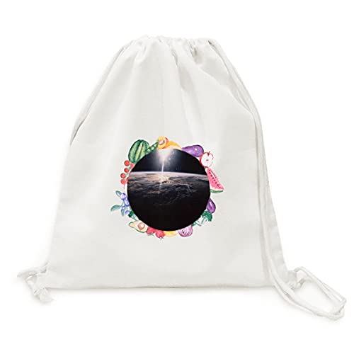 Sac en tissu pliable à sangle univers de star pour fruits et légumes réutilisable en coton