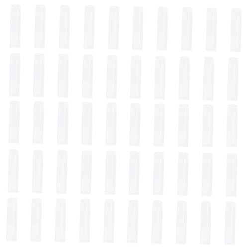 STAHAD Tubos Vacíos para Pintalabios 5g 50 Piezas Transparentes de Plástico Tapa, Envases para Brillo Labial y Bálsamo Labial Diy, Contenedor Portátil para Maquillaje Labios