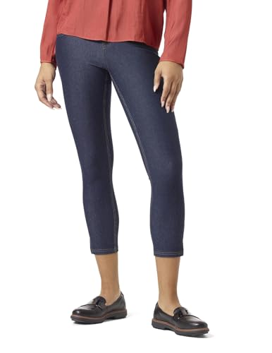 Hue Essential Denim Capri Leggings with Pockets