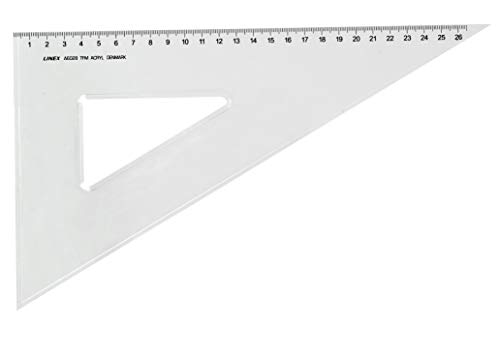 Preisvergleich Produktbild LINEX Dreieck mit Fingerlift, glasklar
