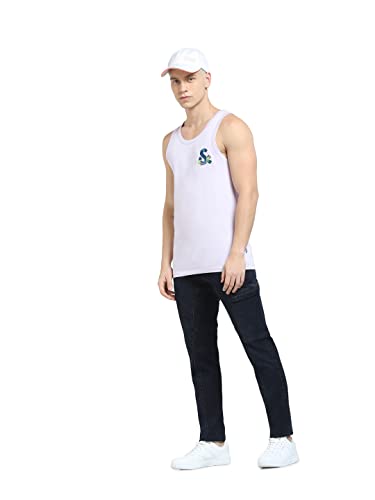 Image of Jack & Jones Men's Cotton Embroidered Slim Fit Crew Neck T-Shirt