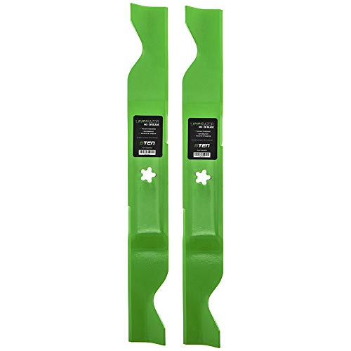 8TEN LawnRAZOR Mower Blade Set for AYP Husqvarna 561739 403107 405380 532405380 46 inch Deck (Notched High Lift)