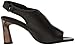 Sanctuary Women's Relish Heeled Sandal - Comfortable Slingback with Bio Oil Memory Foam and Stylish Peep-Toe Design - Black, 7.5
