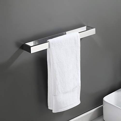 KES Toalleros de Baño sin Taladro Toallero Adhesivo 40CM Barra Baño Adhesiva Acero Inoxidable Sus 304 Acabado Pulido,...