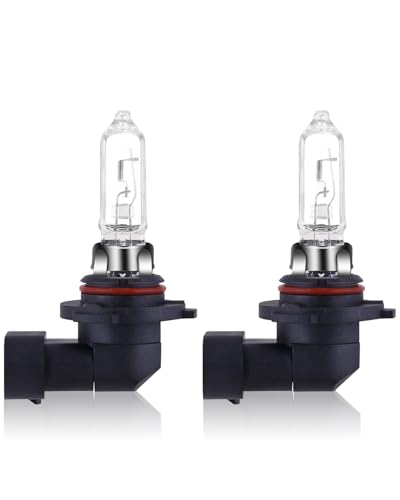NEWBROWN 9005 HB3 Headlight Bulbs 200% brightness 4300K White 12V/60W HB3 9005 Bulb Halogen Long Life Replacement P20D (9005/HB3 2 Pack)