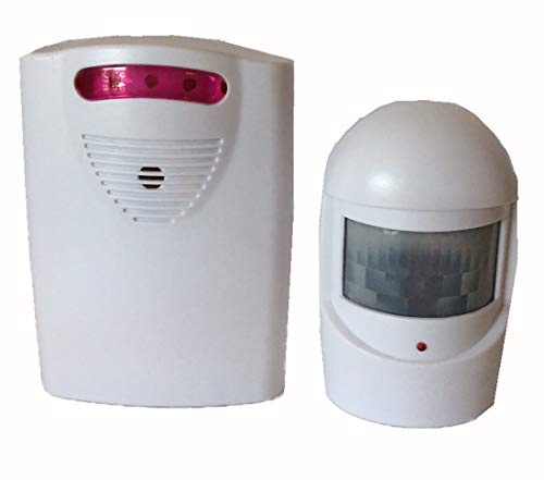 Bunkerhhill Wireless Motion Sensor Driveway Alert System 30 ft 40 Degrees