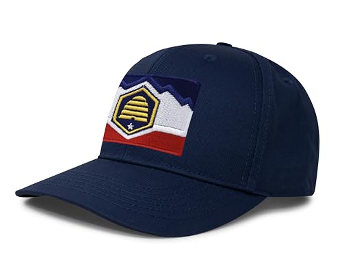 Image of International Tie State Hat for Men and Women, Adjustable Snapback Trucker Baseball Cap with Embroidered Patch