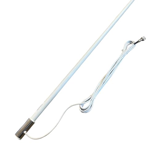 Antena VHF marina de 2,4 m con cable PL259 de alta potencia 2