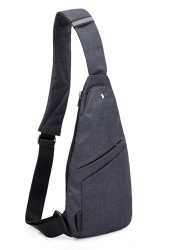 Sling Bag Anti-Thief Crossbody Bag for Men Women Lightweight Personal Pocket Chest Bag for Travel Hiking Camping