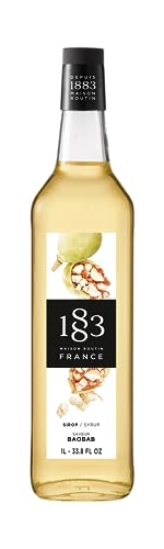 Image of 1883 Baobab Syrup for Drinks, Made in France, 1 Liter Glass Bottle