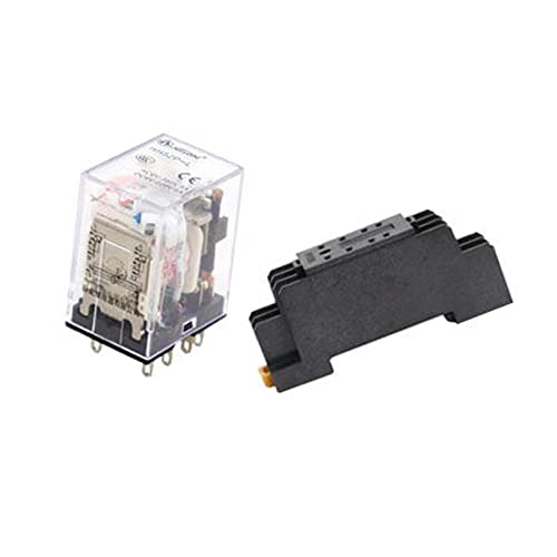 Relé electromecánico MY2NJ DC 24V para sustitución rápida en paneles eléctricos DPDT 3