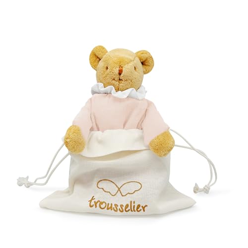 Cadeau Naissance Nouveau Né Fille : l'adorable ours en peluche Trousselier
