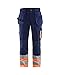 Produktbild Blaklader 15291860 Hose mit hoher Sichtbarkeit, Marineblau/Orange, grootte D124