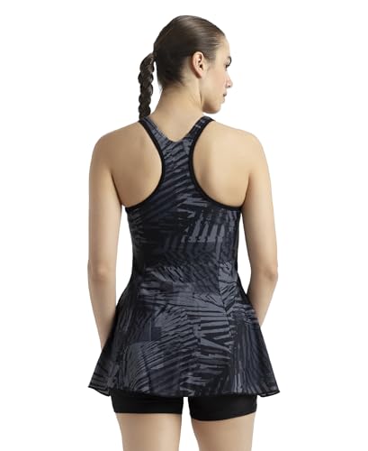 Image of Speedo Women's Swimdress with Boyleg | Swimming Costume Swimsuit | Chlorine Resistance | UPF 40+ Sun Protection | Removable Bra Pads