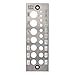 DFM A2 Steel Dowel Plate 17 Holes MADE IN USA (English 17 Holes)