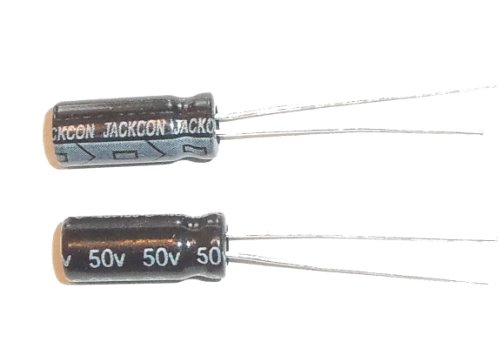 E-Projects B-0002-D06 Radial Electrolytic Capacitor, 22uF, 50V, 105 C (Pack of 5)