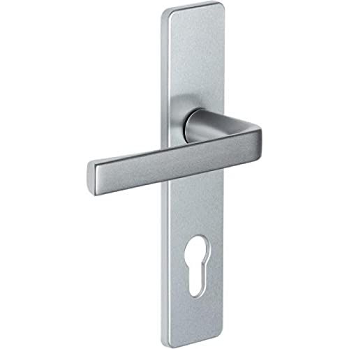 BEZAULT SAS EIA10008 KAZA Set - Plate 190 x 42 mm - Mounting Distance 165 mm - Silver - 1364/6329 - Key L