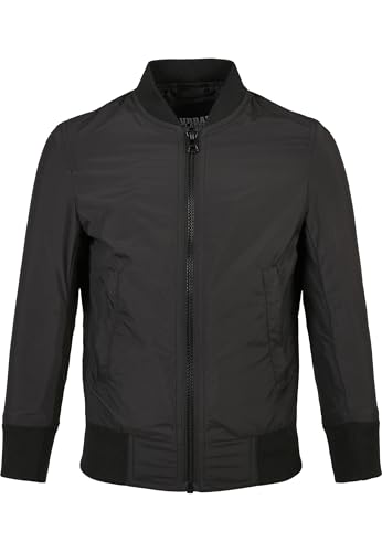 Urban Classics Girls Light Bomber Jacket Chaqueta, Negro, 134 cm-140 cm para Niñas