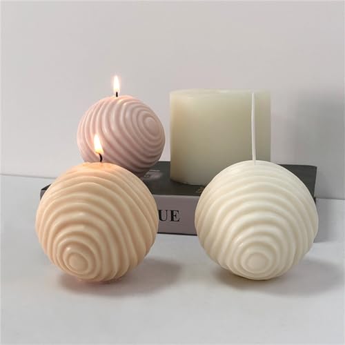 Moules texturés pour bougies et décoration d'intérieur cocooning