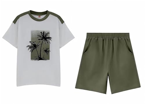 Image of GERU Oversize Boys Summer Sets Short Sleeve Top+Shorts (order a size down)