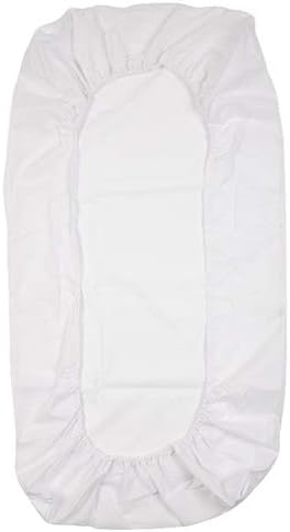Childhome Bedside Crib Fitted Sheet, White