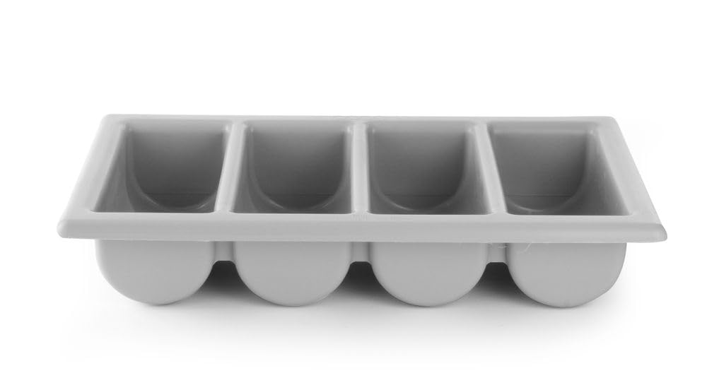 HENDI Bandejas para Cubiertos - Gris Claro - 530x325x(H) 100 mm