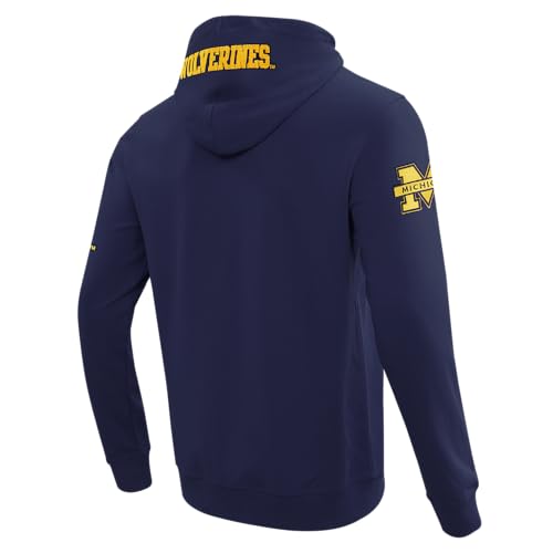 Image of Pro Standard Mens College Classic Chenille Cotton Double Knit Full Zip Hoodie