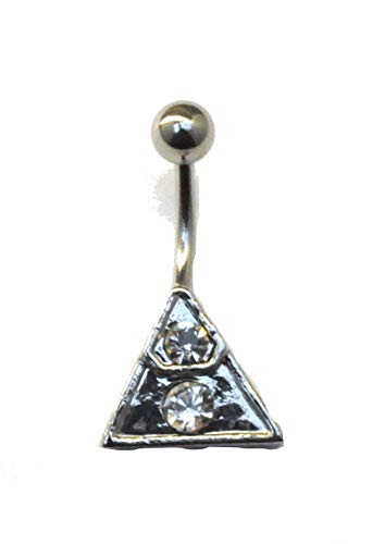 Illuminati Pirámide Basic - Anillo para el ombligo (14 g, 1,6 mm) #206