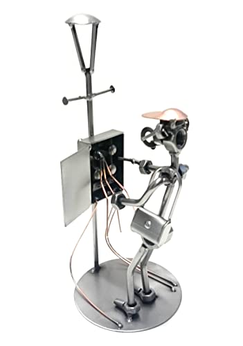metalman24 Schraubenmännchen Elektriker - Handarbeit Geschenkidee Metallfigur Metallmännchen...