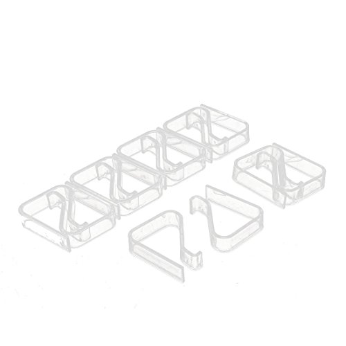 Uxcell Plastic Tablecloth Cover Clip Clamp Holder 2-3.5Cm Thickness 12Pcs #TOP18