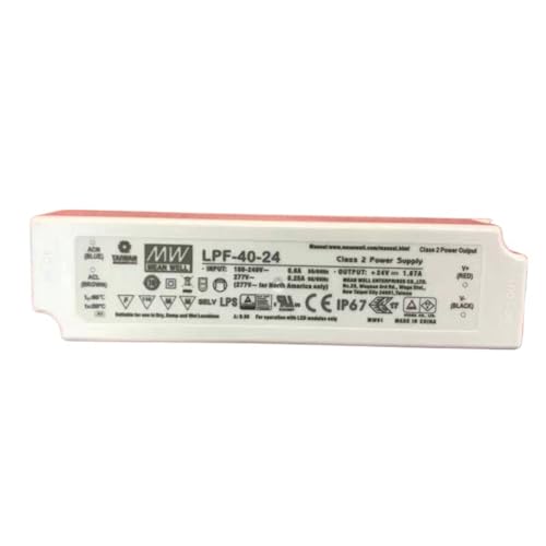 Controlador de iluminación LED LPF-40-12 12V con sistema PFC 7