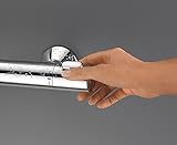 GROHE Precision Flow - Wall Mounted Thermostatic Shower Mixer (Safety Button at 38°C, Temperature Limiter at 43°C Included, Eco Technology to Reduce Water and Energy Consumption), Chrome, 34840000 - Image 5