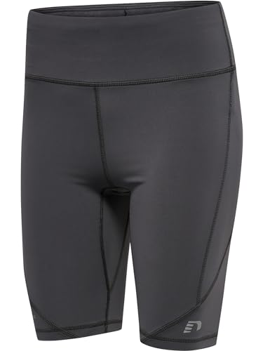 hummel Newline - Damen High Waist Shorts (DE/NL/SE/PL, Alphanumerisch, XS, Regular, Regular, Grau)